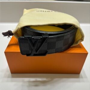 Louis Vuitton Black Monogram Belt